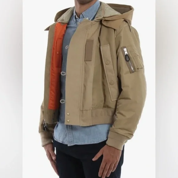 Burberry LIMITED EDITION 2019 Flight Jacket/BOMBER, Size 48, RARE, SO Rad, $3500